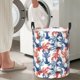thumbnail image 5 of Fotbe Red Lobster Cesto de Ropa con Asas, Cesto Impermeable de Gran Capacidad, Bolsa de Lavado para Dormitorio, Cesto de Ropa con Ruedas y Asas-Medium, 5 of 6