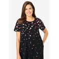 thumbnail image 4 of Woman Within Plus Size Perfect Short-Sleeve Crewneck Tee Dress, 4 of 6
