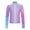 Purple, variant on Kids Girls Athletic Sport Jacket Zipper Figure Ice Skating Training Top Long Sleeve Sparkly Hot Pink 4