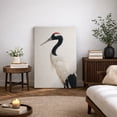 thumbnail image 4 of Canvas Print Crane Bird Wall Art Minimalist Modern Decorative for Living Room Bedroom - 32"x48", 4 of 8