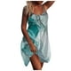 thumbnail image 2 of Vestido de playa para mujer Tirantes sin mangas casuales sueltos con estampado de verano Pompotops  qyievc1283, 2 of 6