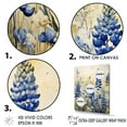 thumbnail image 3 of Designart "Enchanted Blue Bonnet Fields III" Blue Bonnets Picture Framed Canvas Prints, 3 of 5