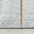 thumbnail image 4 of 8x10 Water Resistant, Large Indoor Outdoor Rugs for Patios, Front Door Entry, Entryway, Deck, Porch, Balcony | Outside Area Rug for Patio | Gray, Diamond | Size: 7'11'' x 10'3'', 4 of 8