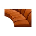 thumbnail image 5 of Meridian Furniture Infinity Cognac Velvet 9pc. Modular Sectional, 5 of 11