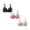 Pink 2, variant on Lixiuxyad Soft Wireless Comfort Bra For Seamless Support Everyday Wear Lightweight Breathable T Shirt Bra,Bras for Women Black 100C