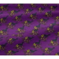 thumbnail image 5 of oneOone Viscose Jersey Fabric Leaves|Bird & Floral Block Print Sewing Fabric BTY 60 Inch Wide, 5 of 5