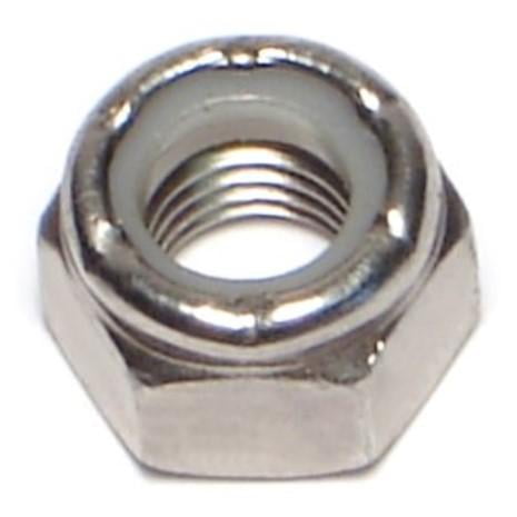 5/16"-24 18-8 Stainless Steel Fine Thread Nylon Insert Lock Nuts (12 pcs.)