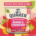 thumbnail image 4 of Quaker Oat So Simple Banana Strawberry Porridge Cereal Pot 58g, British Import (Pack of 3), 4 of 5