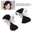 thumbnail image 4 of Lazo Para El Pelo De La Peluca, Ligero Y Animado, 2 Piezas, Cómodos Clips Decorativos Para Peluca Con Lazo Para Mujeres Y Niñas, Peinado, 4 of 7