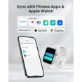 thumbnail image 3 of RENPHO Scale with BMI, Body Fat, Muscle Mass, Smart Scale for Body Weight, Wi-Fi & Bluetooth Body Composition Scale, Rechargeable, Elis Evo, 3 of 7