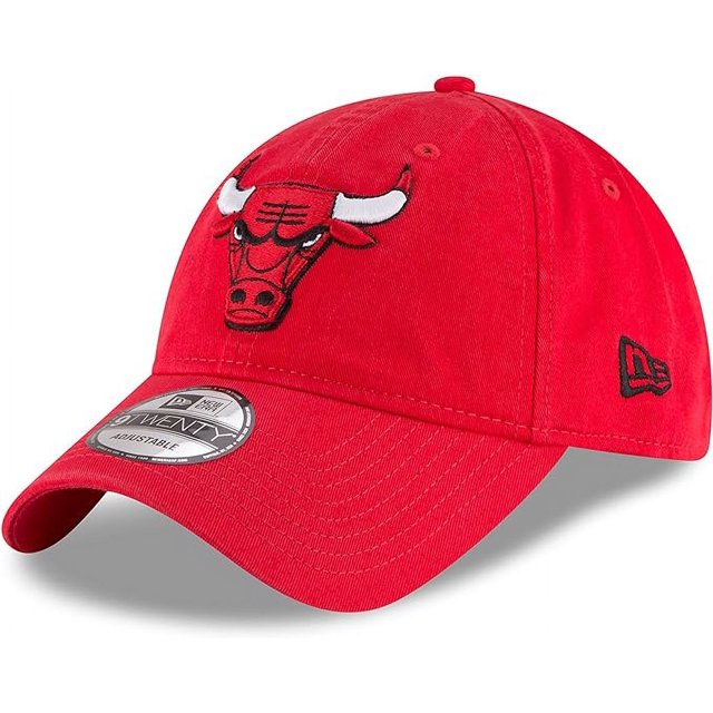 New Era 9Twenty NBA Chicago Bulls Core Classic Cap - Adjustable - Red
