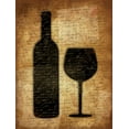 thumbnail image 2 of Grey, Jace 15x18 White Modern Wood Framed Museum Art Print Titled - Wine Shadows, 2 of 4