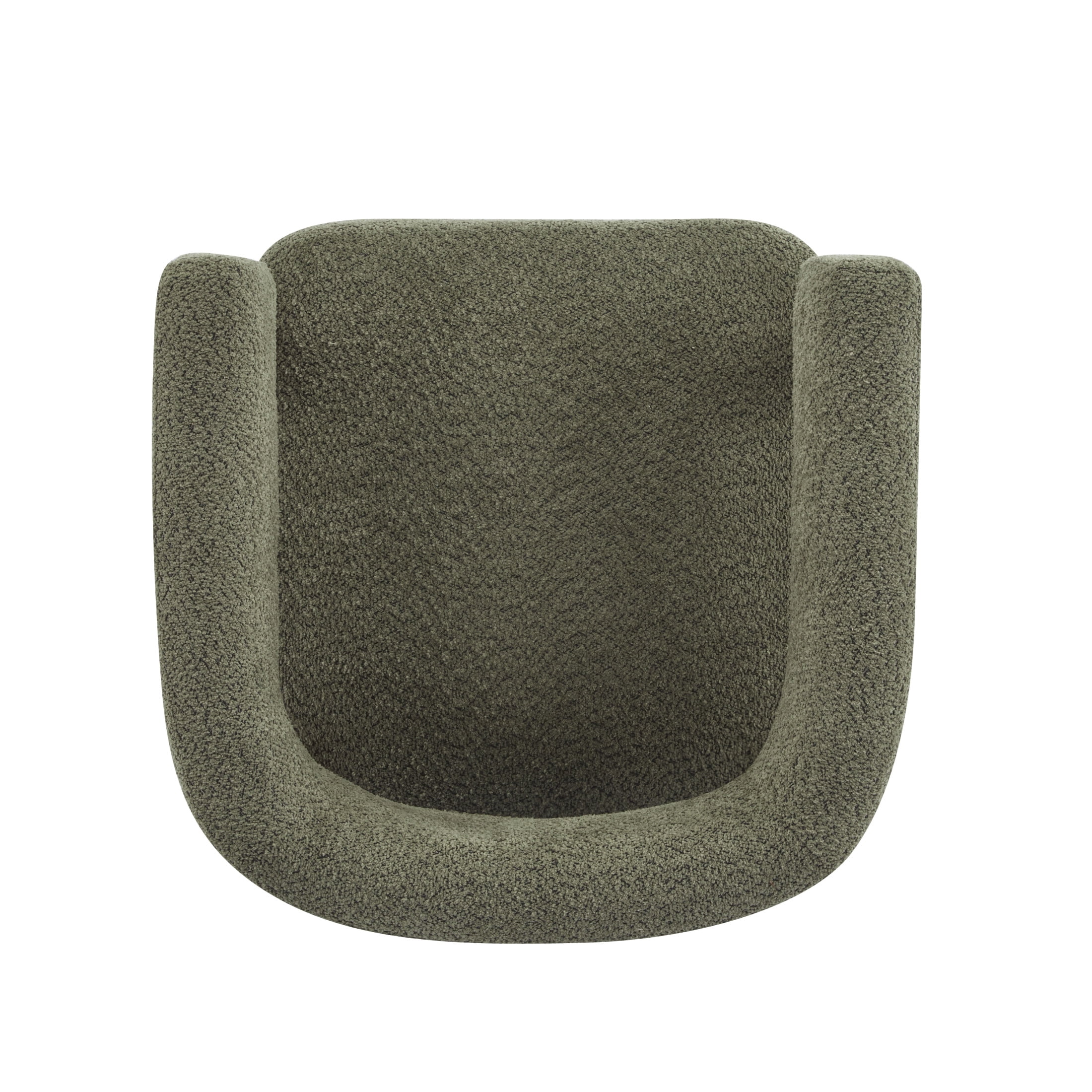 Christopher Knight Home Modern Boucle Upholstered Accent Chair, Lounge Chair with Solid Wood Legs, Green