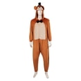 thumbnail image 4 of Disfraz de oso Freddy de FNAF, divertido disfraz de Cosplay, ropa de dormir de fantasía, traje de carnaval de Halloween, accesorios para juego de rol unisex, 4 of 5