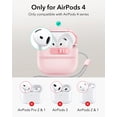 thumbnail image 2 of Funda para AirPods 4 ESR HaloLock Pulse Series a prueba de caídas, color rosa, 2 of 9