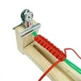 thumbnail image 3 of Herramienta de Bricolaje para Tejer Pulseras, Banco de Trabajo de Longitud Ajustable, Manual, de Madera, con Plantillas de Paracord, Plataforma para Tejer Cuerdas, C, 3 of 6