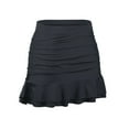 thumbnail image 2 of Hilor Women's Skirted Bikini Bottom High Waisted Swim Bottom Shirred Ruffle Swim Skirt, 2 of 7