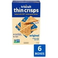 thumbnail image 2 of Triscuit Thin Crisps Original Whole Grain Wheat MDH1Crackers, Vegan Snacks, Bulk Snack Crackers, 6 - 7.1 oz Boxes, 2 of 3
