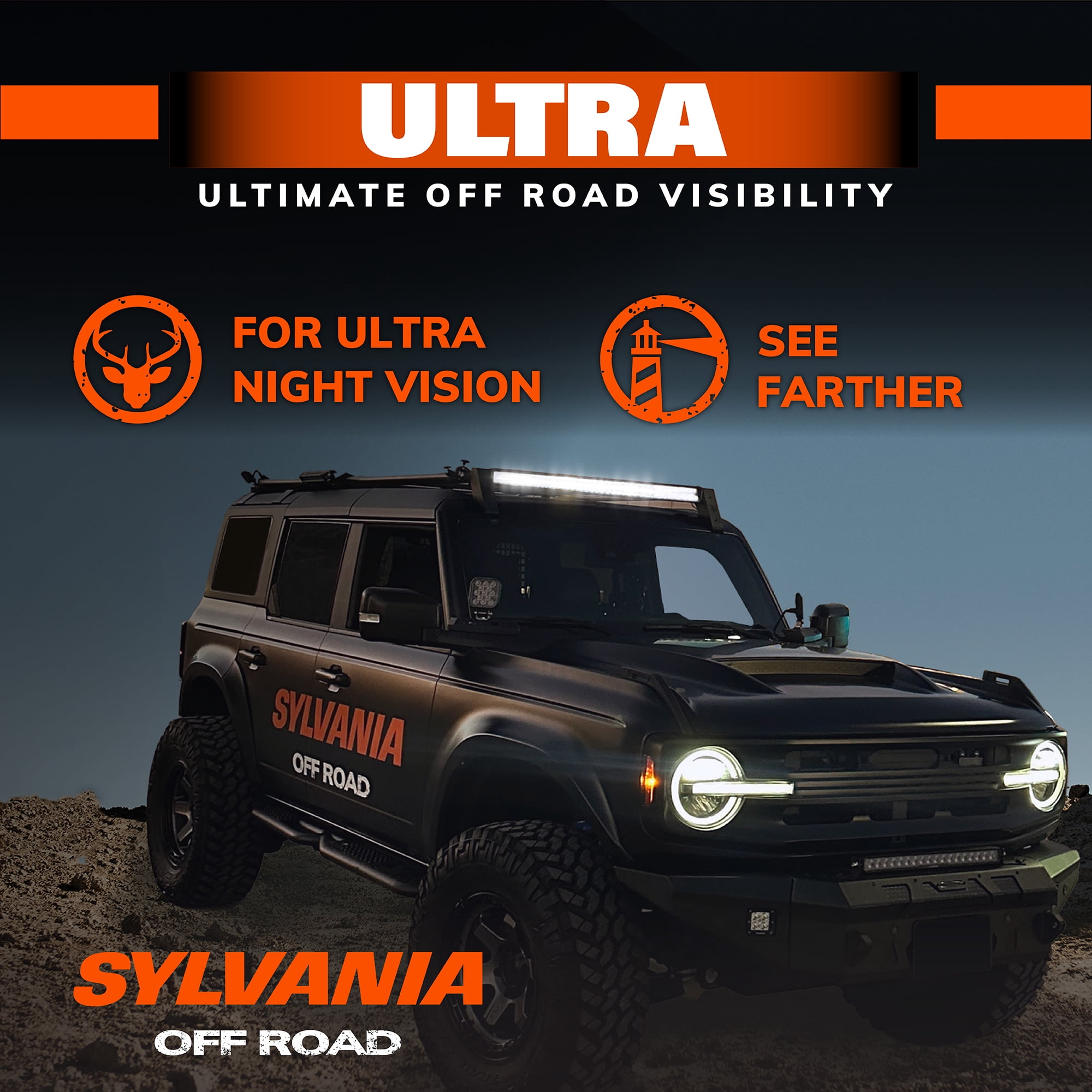 SYLVANIA Ultra 40 Inch LED Light Bar | LIFETIME Limited Warranty | Combo Light 15120 Raw Lumens | Waterproof Off Road Driving Work Light, Truck, Tractor, Boat, ATV, UTV, SUV, 4x4