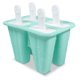 thumbnail image 1 of 4 celdas, molde para paletas de helado hecho en casa, molde para paletas de silicona reutilizable, verde, 1 of 5