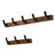 thumbnail image 5 of Zhuge Gancho de puerta de madera maciza de 1 pieza, gancho de madera de haya, gancho para abrigo, decoración de pared, dormitorio, probador, sin necesidad de perforar ganchos (blanco, 3 ganchos), 5 of 5