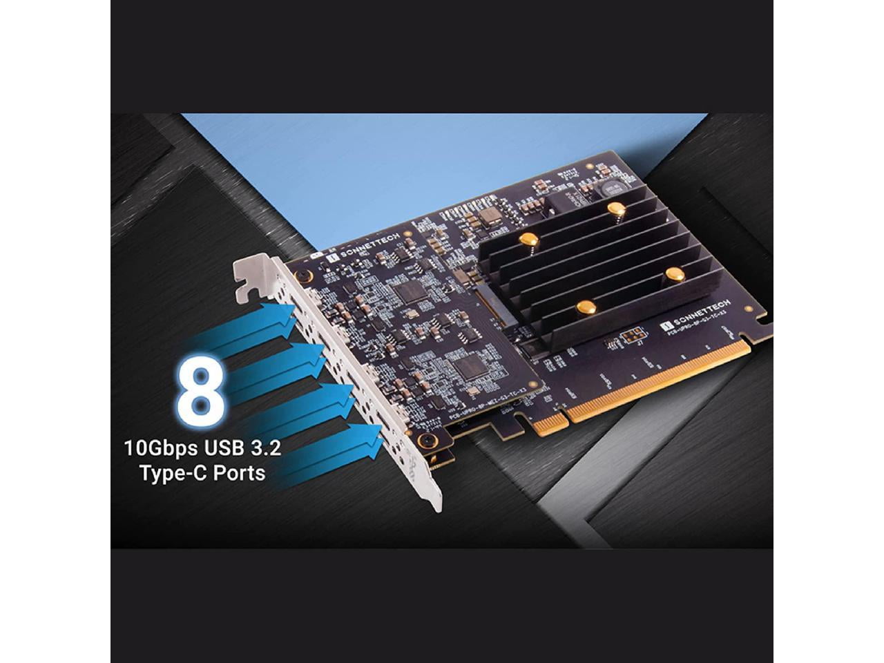 Sonnet Allegro Pro USB-C 8-Port PCIe Card - PCI Express 3.0 x8