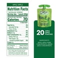 thumbnail image 3 of GoGo squeeZ Applesauce and Fruit Puree, Apple Apple Snack Pouches, 3.2 oz, 20 Pack, 3 of 9