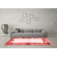 thumbnail image 3 of Ahgly Company Indoor Rectangle Solid Red Modern Area Rugs, 5' x 8', 3 of 4