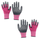 thumbnail image 1 of 2 pares de guantes de látex antideslizantes para jardinería, guantes transpirables a prueba de trabajo para obras de construcción Rojo Verde Cocina, Decoración y Otros, 1 of 5