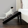 thumbnail image 2 of PETMAKER Foldable Wooden Pet Ramp for Bed, Couch, or Vehicle (Brown/Gray), 2 of 11