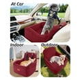thumbnail image 4 of Asiento de coche Lealchum Elevated Cojín para perros pequeños/medianos, 4 of 6