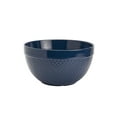thumbnail image 2 of Tabletops Gallery Hobnail Style 4 Piece Blue Storm Stoneware Nesting Mixing Bowl Set for Baking and Cooking, 2 of 11