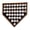 Walnut, variant on 43 Baseball Ball Display Case Cabinet - Home Plate Shaped