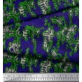 thumbnail image 2 of Soimoi Velvet Fabric Floral & Moroccan Damask Decor Fabric Printed Yard 58 Inch Wide, 2 of 3