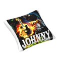 thumbnail image 2 of Fundas de almohada de terciopelo de Johnny Hallyday, fundas de almohada decorativas suaves y acogedoras con cremallera oculta para dormitorio, sofá, sillón, funda de almohada de terciopelo, 2 of 8