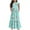 16-Sky Blue, variant on Atogsazn Girls Summer Maxi Dress Children's Ruffle Short Sleeve Crew Neck Dress Kids Loose Casual Flowy Tiered Dress 03-Beige 8-9 Years