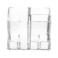 thumbnail image 2 of Soporte transparente para brochas de maquillaje, 7 compartimentos, lápiz de cejas, multifunción, cosméticos, baño, tocador, organizador, caja, hogar, Opción 3 Sunnimix Soporte para brochas de maquillaje, 2 of 8