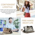 thumbnail image 6 of JTCASES for Google Pixel 8A Wallet Case with Zipper Purse Card Holders Flip Stand Wrist Strap Magnetic Closure PU Leather Anti-scratch Support Wireless Charging Drop Resistant Shell, Brown, 6 of 10