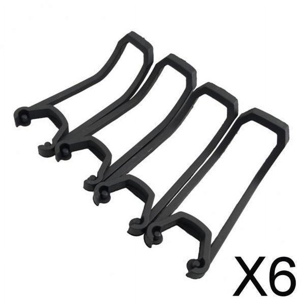 6x 4 Piezas Protección de Hélice Protectores de Apoyo Protección Contra Choques para E58 S168 JY019 RC 6 piezas