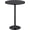 Dark Black-1, variant on Bistro Pub Table Round Bar Height Cocktail Table for Home Bar, Small Round Bar Tables for Party, Dining Room, Living Room and Wedding, Metal Base MDF Top Obsidian, 40.6 Inch Height (1, Black-1)