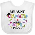 thumbnail image 3 of Inktastic My Aunt Graduated and I'm Super Proud Boys or Girls Baby Bib, 3 of 4