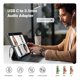 thumbnail image 2 of Adaptador de audio USB C a 3,5 mm UGREEN para iPhone iPad gris, 2 of 8