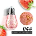 thumbnail image 4 of Flavored Lip Gloss Transparent Lip Oil Mini Lip Butter Shiny Moisturizing Fruit Scent Holiday Bulb Wand Applicator Lip Care Makeup Gift For Teens Women Long Lasting Glossy Finish, 4 of 8