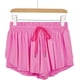 thumbnail image 2 of Pantalones cortos 2 en 1 fluidos para correr para mujeres Gimnasio Yoga Atlético Mujeres Entrenamiento Biker Spandex Lounge Sweat Falda Verano (rosa roja) Feliz Sencillez, 2 of 4