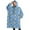 Blue Cartoon Unicorn-1, variant on Oversized Wearable Blanket Hoodie,Blue Cartoon Unicorn Cloud Pattern Sherpa Blanket Hoodie with Super Pockets,Super Warm Fuzzy Pullover for Women & Men
