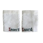 Insect Guard Permethrin Treated InsectGuard -Tick & Mosquitoes Insect Repellent 4 Inch Long Pair of Sleeves/Gaiters (White) One Size Fits All Up To Adult Large