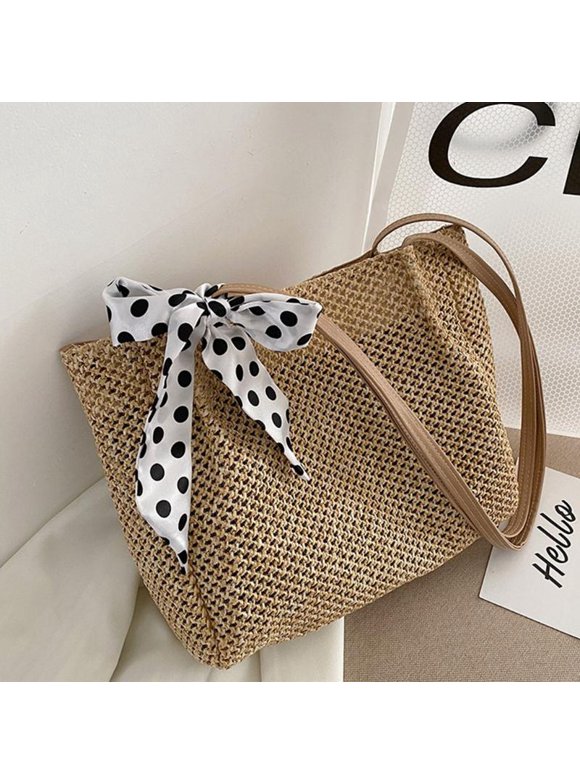 Straw Beach Bags & Totes