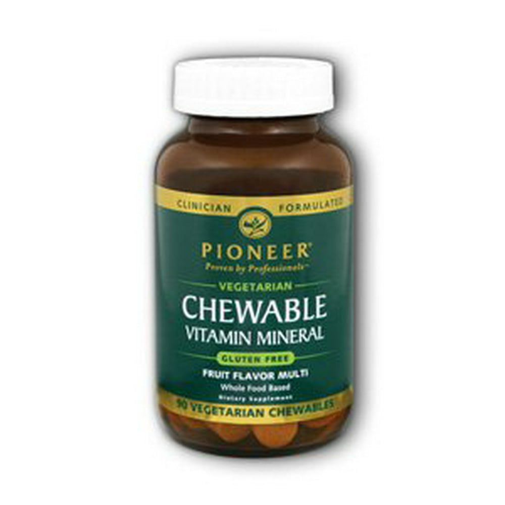 Vitamin Mineral, Veg Gluten Free Pioneer (Verified Gluten Free) 90