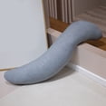 thumbnail image 2 of Btomtd Long Hugging Body Pillows, 43.3 Inch Support Cushion with Removable Washable Cover, Side Sleeper Back and Leg Relief Throw Pillows, Gray, 2 of 8