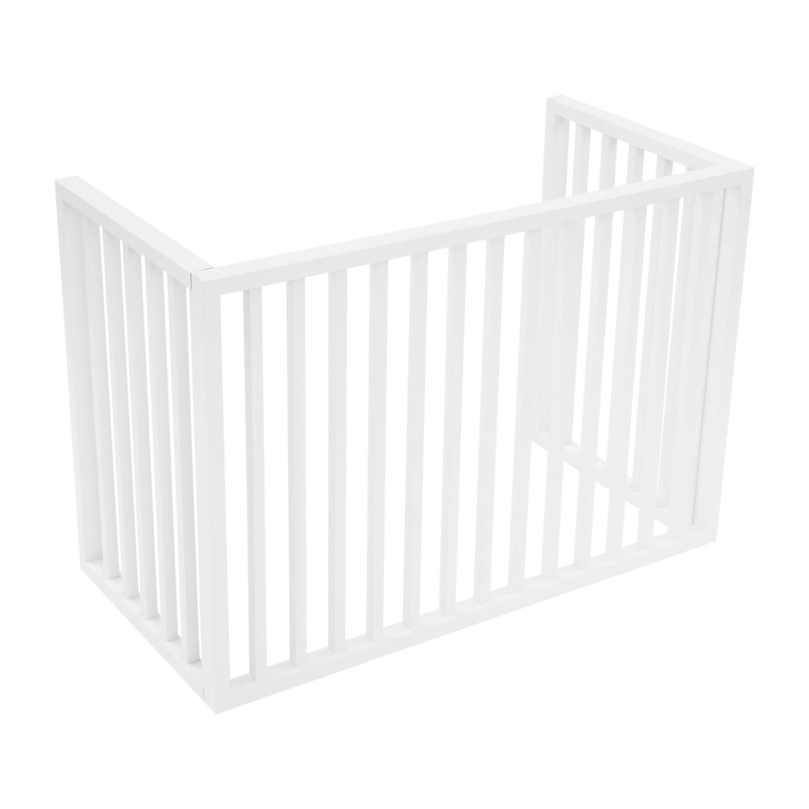 ToppiJoy 1.5P 3 Panels Air Conditioner Fence, Drill-Type Louvered Grille AC Unit Fence Outdoor, for Outdoor Trash Can, Pool Equipment Enclosure Panels White